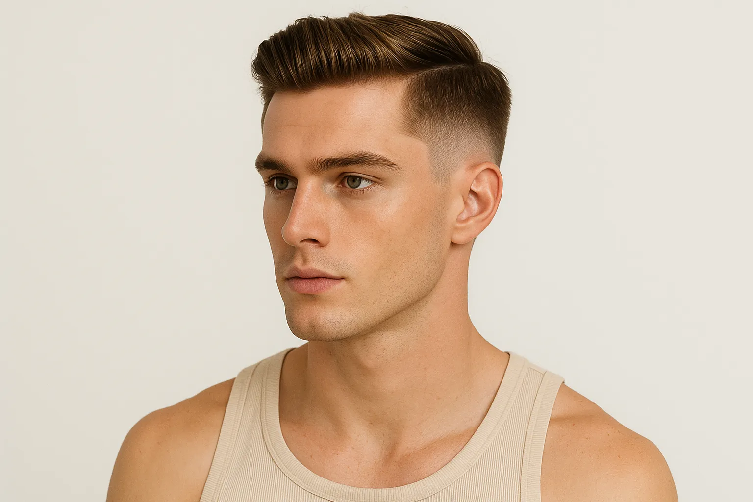 Comparison of low, mid, and high taper fades on straight hair textures