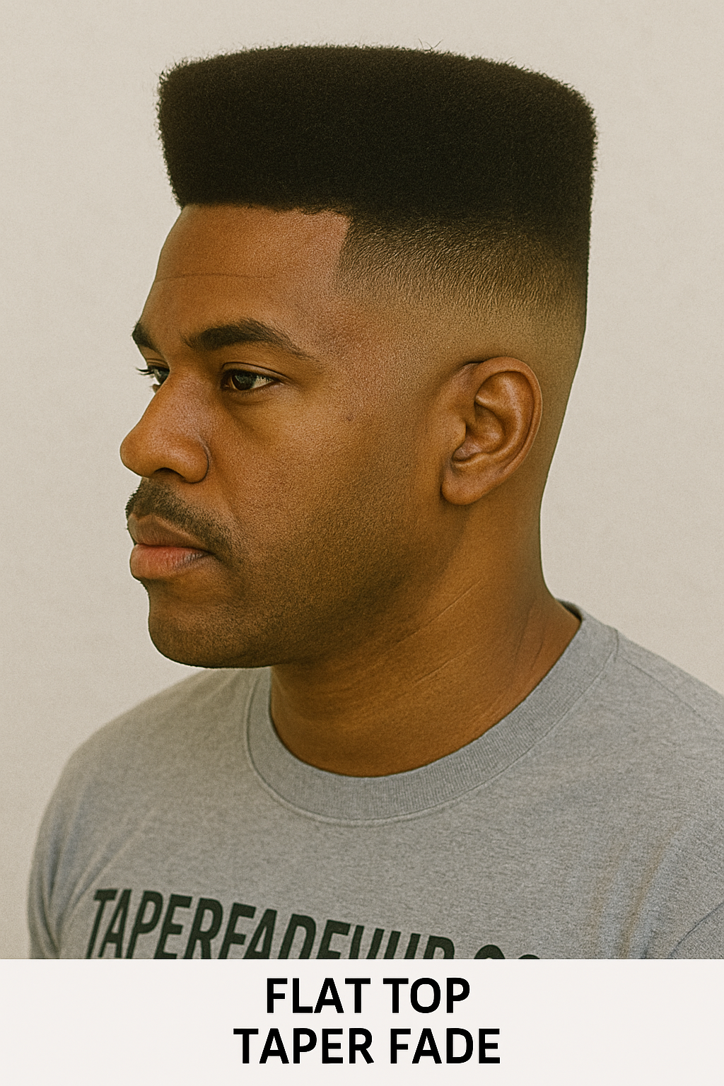 Flat top taper fade example